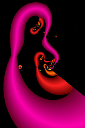 Fractal Madonna and Child